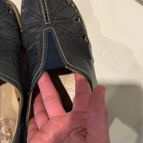 Josef Seibel Leather Navy Blue Slip-Ons Size 39 - Picture 8 of 9